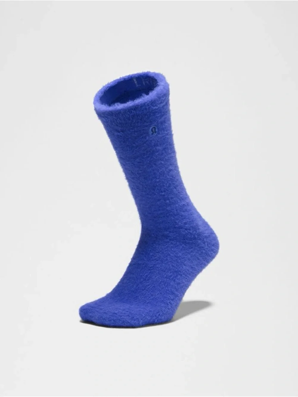 Lululemon Unisex Fuzzy Crew Socks - Riverside Blue - XL - NWT